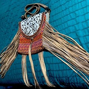 Fringe crossbody/shoulder bag